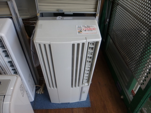 コロナ　1.6kw　窓用エアコン　枠付き　CW-1614　2013年製【モノ市場東浦店】125