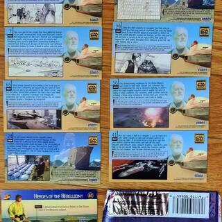 最値下げ！【海外版】スターウォーズTOPPSトレカ9枚セット（ホログラムカード入）の画像