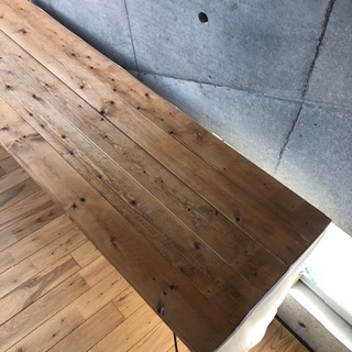 ヴィンテージアイアン脚付 ダイニングテーブル　センターテーブル　サイドテーブル　コーナーテーブル　テレビ台　ヴィンテージ脚おしゃれな脚　の画像