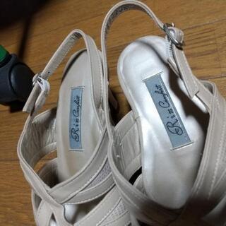 未使用品RizComfortブランド23.5cmサンダルの画像