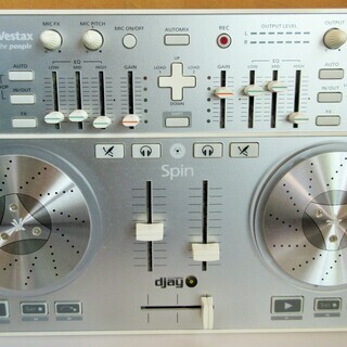 ☆べスタクス Vestax Spin オールインワンPCDJシステム DJコントローラー◆これから始める人にピッタリの画像