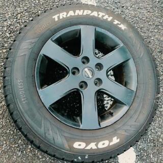 スタッドレスタイヤホイール4本セット　215/65R16　ホワイトレター