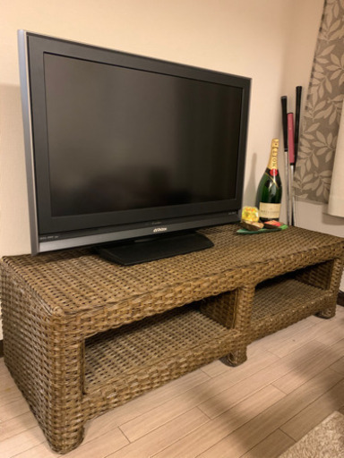 お値下げしました‼︎ 美品 ラタン テレビ台 テレビボード AVボード アジアン  リゾート  バリ 籐
