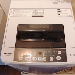 Hisense 5.5kg 洗濯機の画像