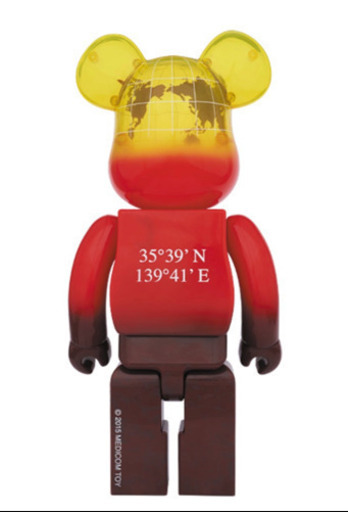 BE@RBRICK EARTH VOLCANO RED 400％　ベアブリック