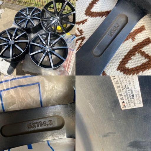 ウェッズ　レオニス　18インチ　アルミ　ホイール