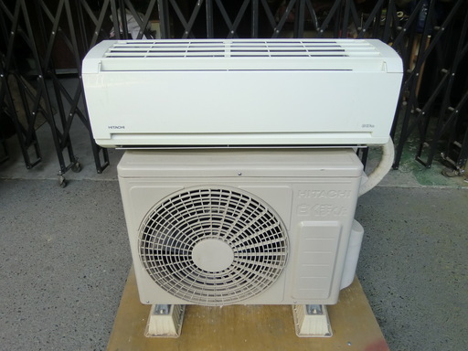 日立 ルームエアコン 6畳用 室内機 室外機 RAS-L22EE3 2015年製