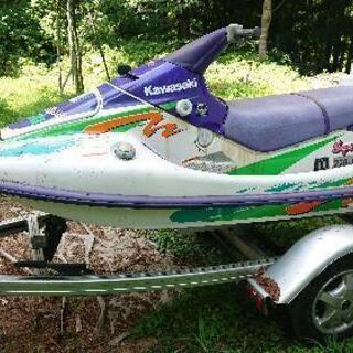（不動レストアベース）ジェットスキー　スーパースポーツXi　カワサキ　トレーラ付きの画像