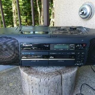 ☆☆Panasonicパナソニック ポータブル CD  ダブルカ...
