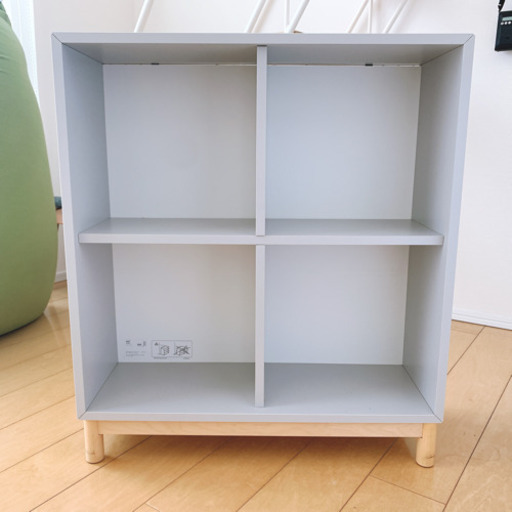 【引き取り限定:無料！】IKEA EKET エーケト キャビネット 4コンパートメント, ライトグレー, 70x35x70 cm カラーボックス