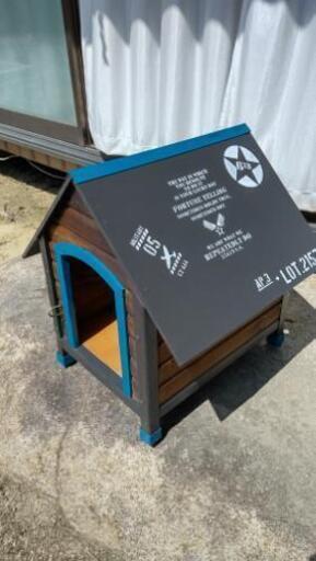 （決定！）カッコいい犬小屋（ログハウス）男前風　中型犬まで