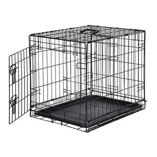 ペット用ケージ 折りたたみ式 シングルドア 61x48x46cm...