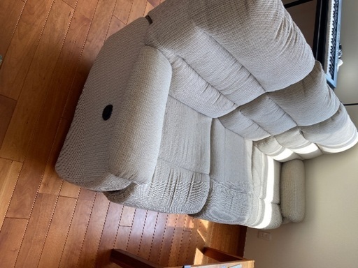 電動リクライニングソファベージュ