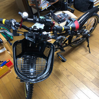 新品室内保管 6段変速 ブリヂストン  前後LED18インチ子供...