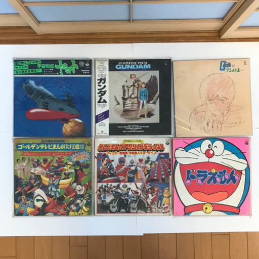 機動戦士ガンダム ポスター2枚 & アニメレコード6枚