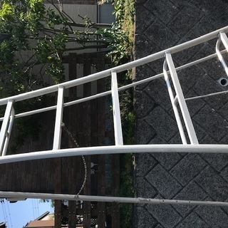 引き取り限定　ガーデニング　アルミ三脚脚立　３．６メートル　長谷川工業製　ＧＳＣ-360Ｔ　グリーンステップA　の画像