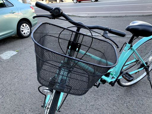 27インチ 自転車 ライト付き エメラルドグリーン系 シティサイクル 南12条店