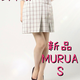 レディース MURUAムルーアチェック柄ミニスカートＳ
