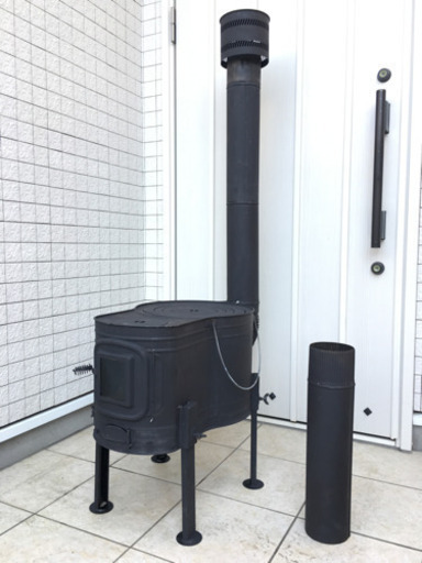 ホンマ製作所　ステンレス製 時計型薪ストーブ