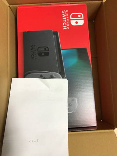 Nintendo Switch グレー　スイッチ　新品未開封