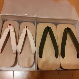 男女下駄セット　