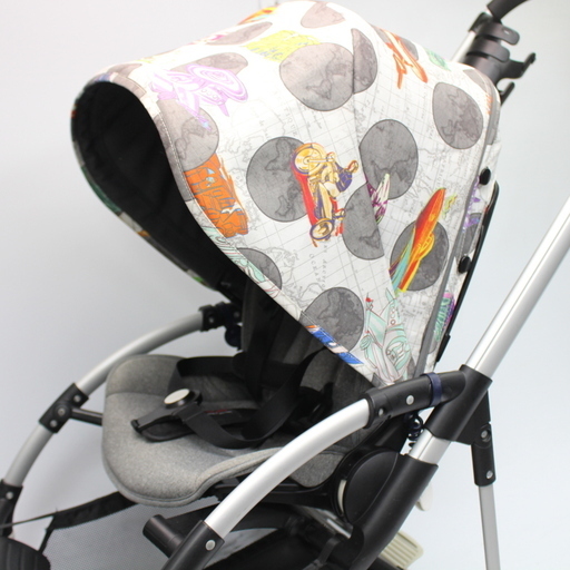 993) A型ベビーカー bugaboo バガブー bee3 ビースリー レインカバーなど付属品多数！