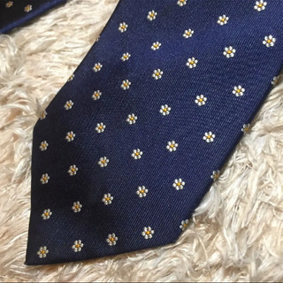 ネクタイ オリヒカ パープル小花柄