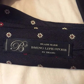 ネクタイ ネイビー BEAMS B:MING LIFE STOREの画像