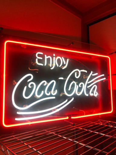 インテリア雑貨　コカコーラ　ネオン管