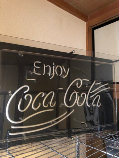 インテリア雑貨　コカコーラ　ネオン管