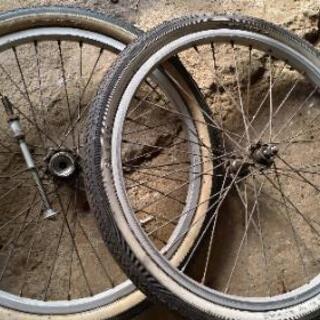 20インチの前輪 後輪