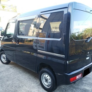 〓車検R4/8!!〓 ミニキャブバン ブラボーターボ★ハイルーフ★キーレスキー★前席P/W★人気のブラック★乗って帰れます♪【横浜市】の画像