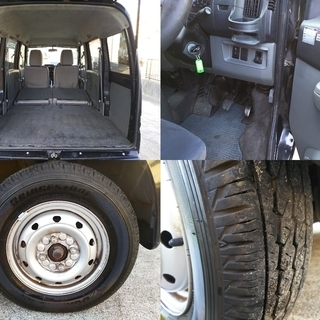 〓車検R4/8!!〓 ミニキャブバン ブラボーターボ★ハイルーフ★キーレスキー★前席P/W★人気のブラック★乗って帰れます♪【横浜市】の画像