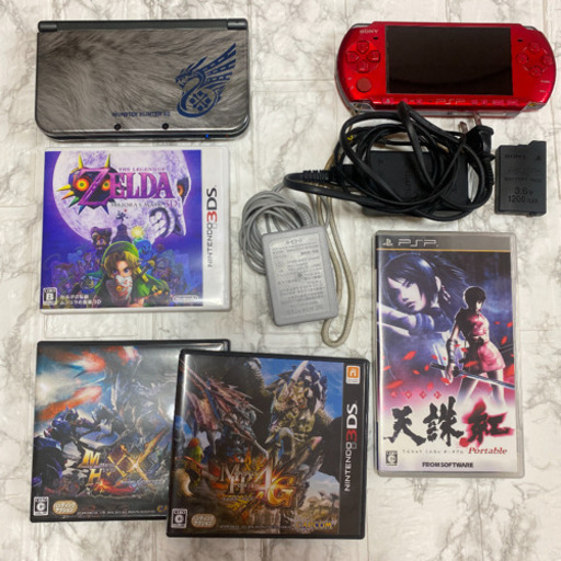 【激レア】3DS LL 本体　PSP ソフト他まとめて