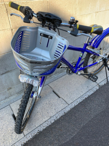 ［かなり綺麗］ 24インチ  7段変速  自転車  ヘルメット付き。