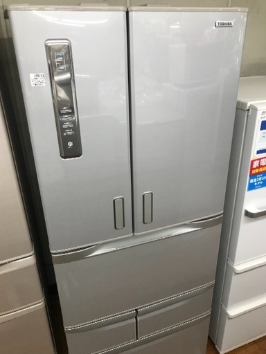 タッチオープン6ドア冷蔵庫 TOSHIBA 2011年 471ℓ