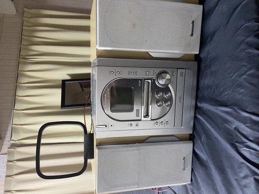 【パナソニック】ミニコンポ【CD、MD、カセット、ラジオ】