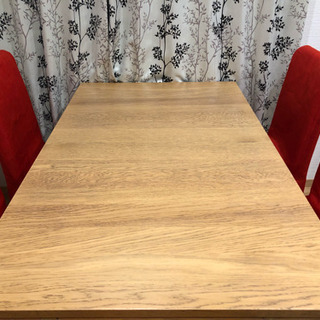 IKEA ダイニングセット ダイニングテーブル&ダイニングチェア4脚&チェアシート4脚×2色の画像