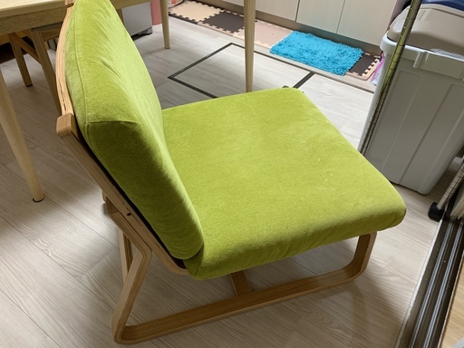 無印良品　リビングでもダイニングでもつかえるソファチェア　幅５５×奥行７８×高さ７７ｃｍ