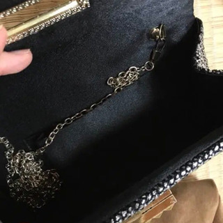 クラッチバッグ　シルバー　新品　ハンドバッグ　チェーンバッグ　ショルダーバッグの画像