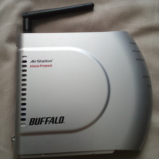 旧型無線ルーター buffalo WHR-HP-G