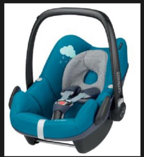 マキシコシ　ペブル  ブルー　雲　エアバギー　クイニーザップ