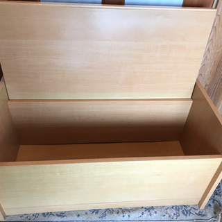 収納付き　ベンチの画像