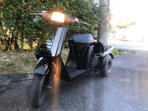 【売却済】ジャイロUP セル、キック始動 渋めのブラック