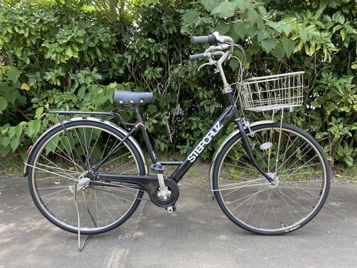 シティサイクル ベルトドライブ STEPCRUZ 27インチ ブラック