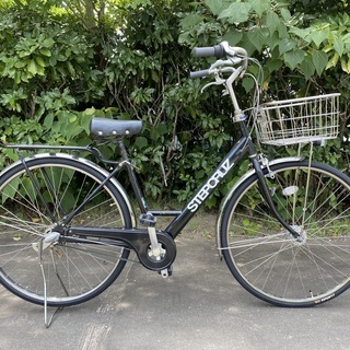 シティサイクル ベルトドライブ STEPCRUZ 27インチ ブラック