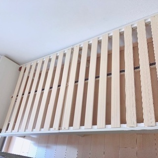 シングルベッド　マットレス付きの画像