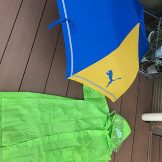 お譲り予定☆プーマの傘とランドセル対応レインコート