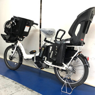 ヤマハ パスキッスミニ 20インチ 3人乗り 8.9ah 白 電動自転車 電動