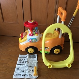 アンパンマン よくばりビジーカー2  室内のみの使用 押し棒+ガ...